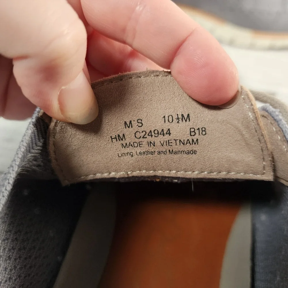 Cole Haan Zerogrand Mens 10.5 M Stitchlite Wingtip Oxford Grey Knit Shoes C24944